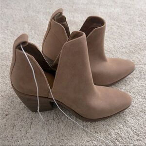 Brand New Tan Low Cut Booties
